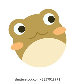 Frosch-Cartoon-Symbol Vektorgrafik