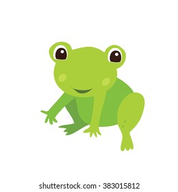 frog cartoon vector