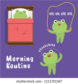 Frog Character Vector