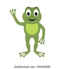 Frog Character Vector Stock Vector (Royalty Free) 594592289 | Shutterstock