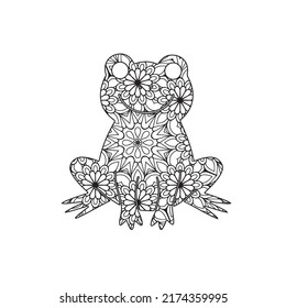 Frog Coloring page for Kids