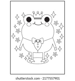 Frog Coloring Pages For Kids