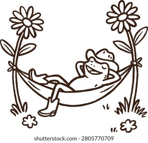 Frog Cowboy Hammock Line