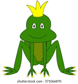 frog with a crown