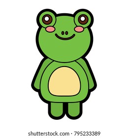 frog cute animal icon image 