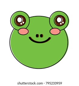 frog cute animal icon image 