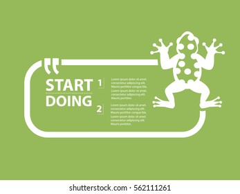 Frog design,clean vector