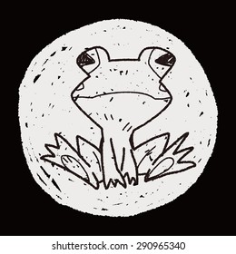 frog doodle
