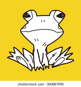 frog doodle