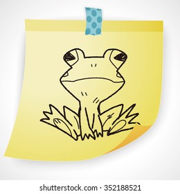 frog doodle