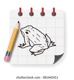 frog doodle