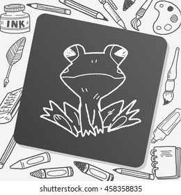 frog doodle