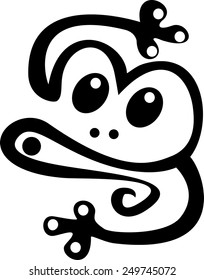 frog eats