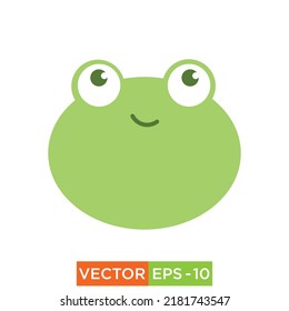 Frog Emoji Icon design for web and print use