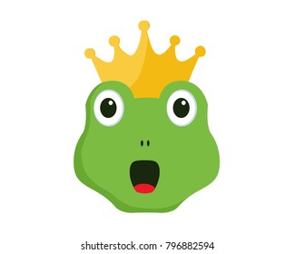 frog emoticon vector