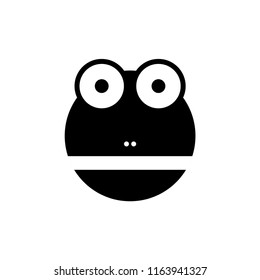 Frog face icon