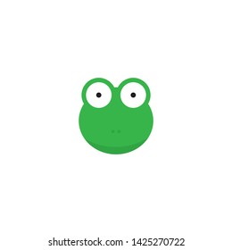 frog head icon on a white background