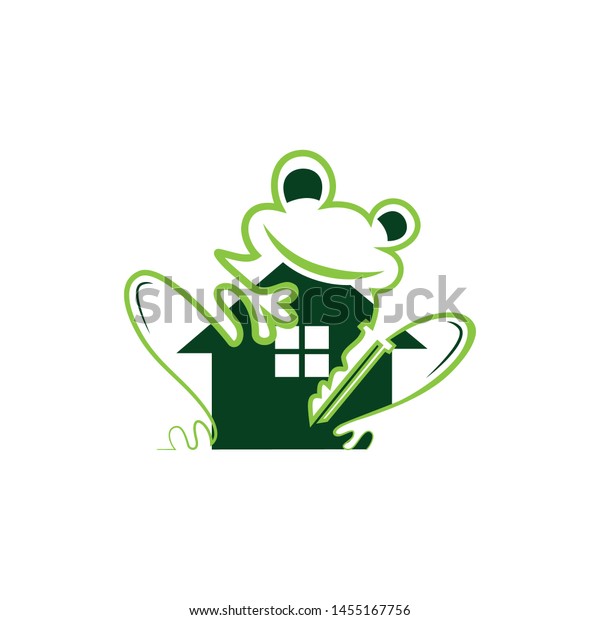Frog Home Logo Icon Simple Graphic Stock Vector (Royalty Free) 1455167756 Shutterstock