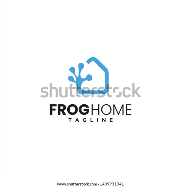 Frog Home Logo Simple Minimalist Vector Stock Vector (Royalty Free) 1439931341 Shutterstock