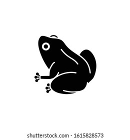 Frog icon. Animal symbol. Vector illustration 
