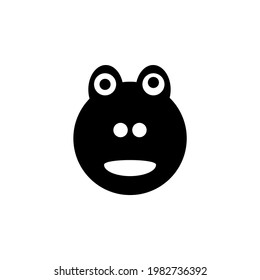 icono de rana, ilustración de vector animal