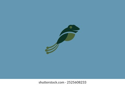 Frog Icon Animal Vector Logo Design