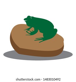 frog icon illustration vector design template