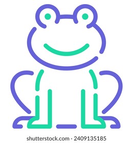 Frog Icon Illustration for web, app, infographic, etc