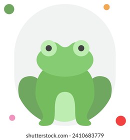 Frog Icon Illustration, for web, app, infographic, etc