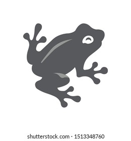 Frog icon isolated on white background. Rainforest Alliance symbol modern, simple, vector, icon for website design, mobile app, ui. Vector Illustration