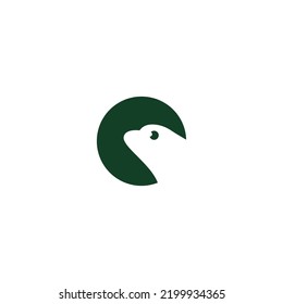Frog icon logo design template