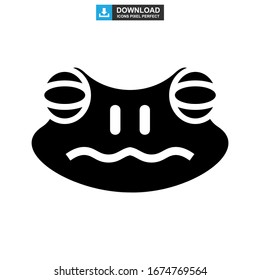 frog icon or logo isolated sign symbol vector illustration - high quality black style vector icons
