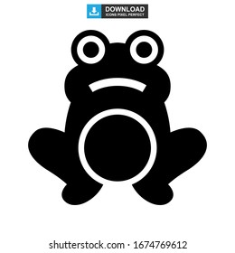 frog icon or logo isolated sign symbol vector illustration - high quality black style vector icons
