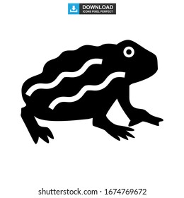 frog icon or logo isolated sign symbol vector illustration - high quality black style vector icons

