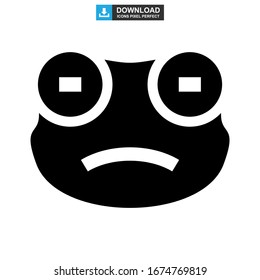 frog icon or logo isolated sign symbol vector illustration - high quality black style vector icons
