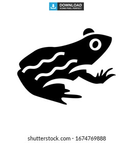 frog icon or logo isolated sign symbol vector illustration - high quality black style vector icons
