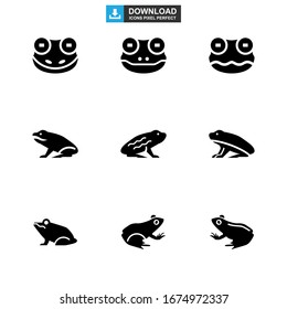 frog icon or logo isolated sign symbol vector illustration - Collection of high quality black style vector icons
