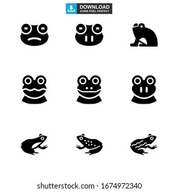 frog icon or logo isolated sign symbol vector illustration - Collection of high quality black style vector icons
