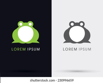 Frog icon logo ,vector