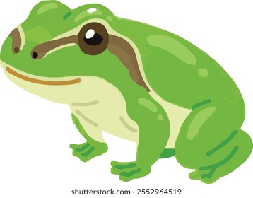 Frog icon logo vector illustration