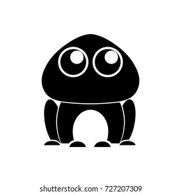 frog icon on white background