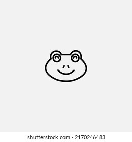 Frog icon sign vector,Symbol, logo illustration for web and mobile