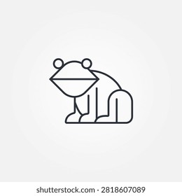 frog icon symbol illustration vector eps10 logo template design