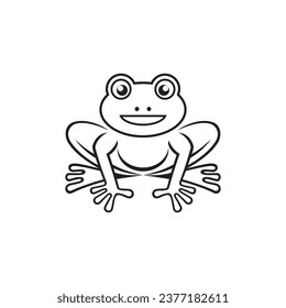 frog icon symbol sign vector