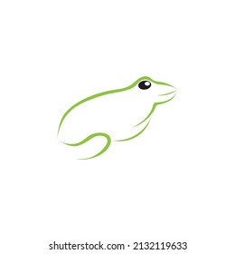 Frog icon template vector design