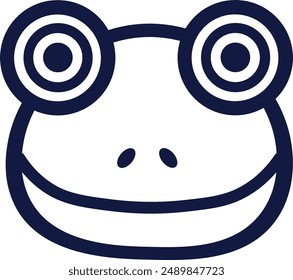 Frog icon in vector, animal icon
