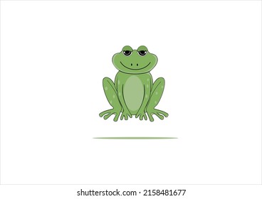 frog icon vector hand drawn design vector art