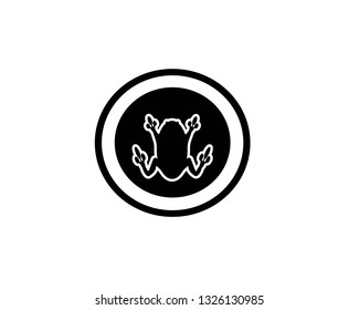 Frog icon, vector illustration - Vector
