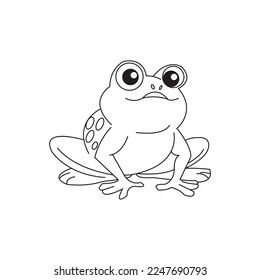 frog icon vector illustration symbol design