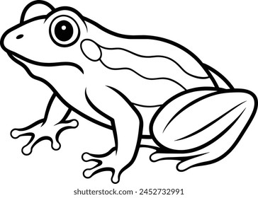 A Frog illustration -vector icon
